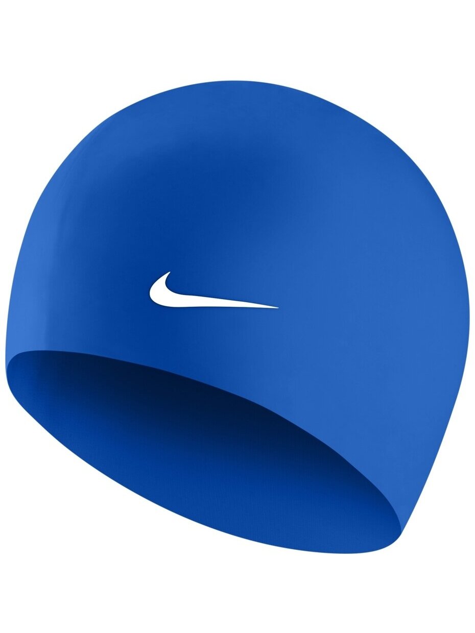 Plaukimo kepuraitė Nike Os Solid mėlyna 93060-494 Plaukimo kepuraitė Nike Os Solid mėlyna 93060-494