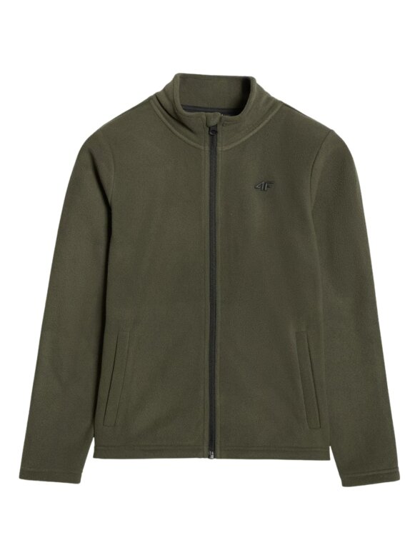 4F Flisinis džemperis berniukams M413 khaki 43S 1 4F Flisinis džemperis berniukams M413 khaki 43S 1