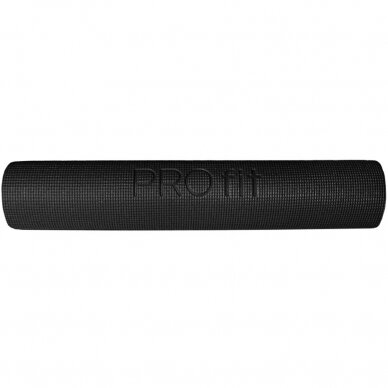 Profit Slim 173x61x0,5 cm juodas jogos kilimėlis