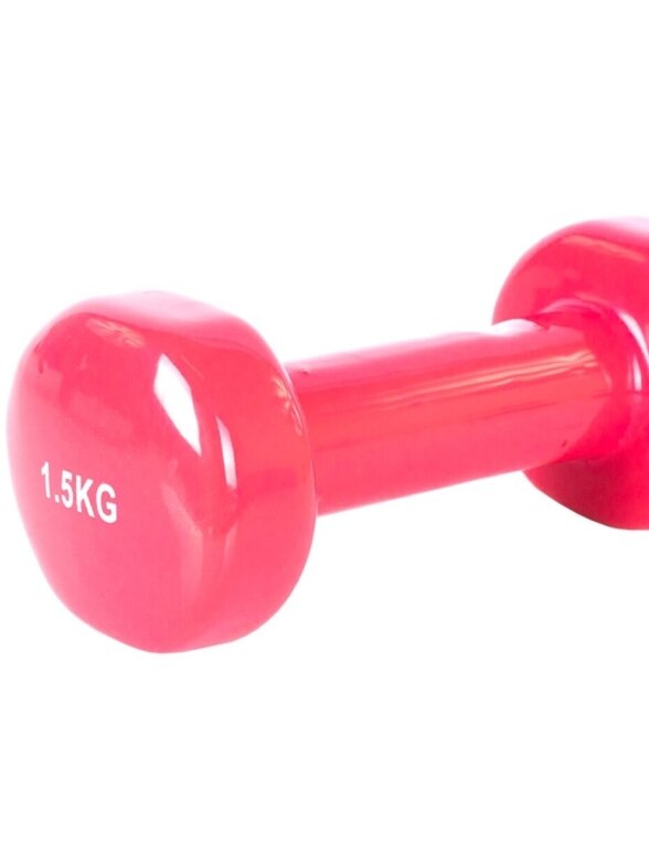 Pro fit hanteliai rožinė 2x1,5 kg DK 4102 3 Pro fit hanteliai rožinė 2x1,5 kg DK 4102 3