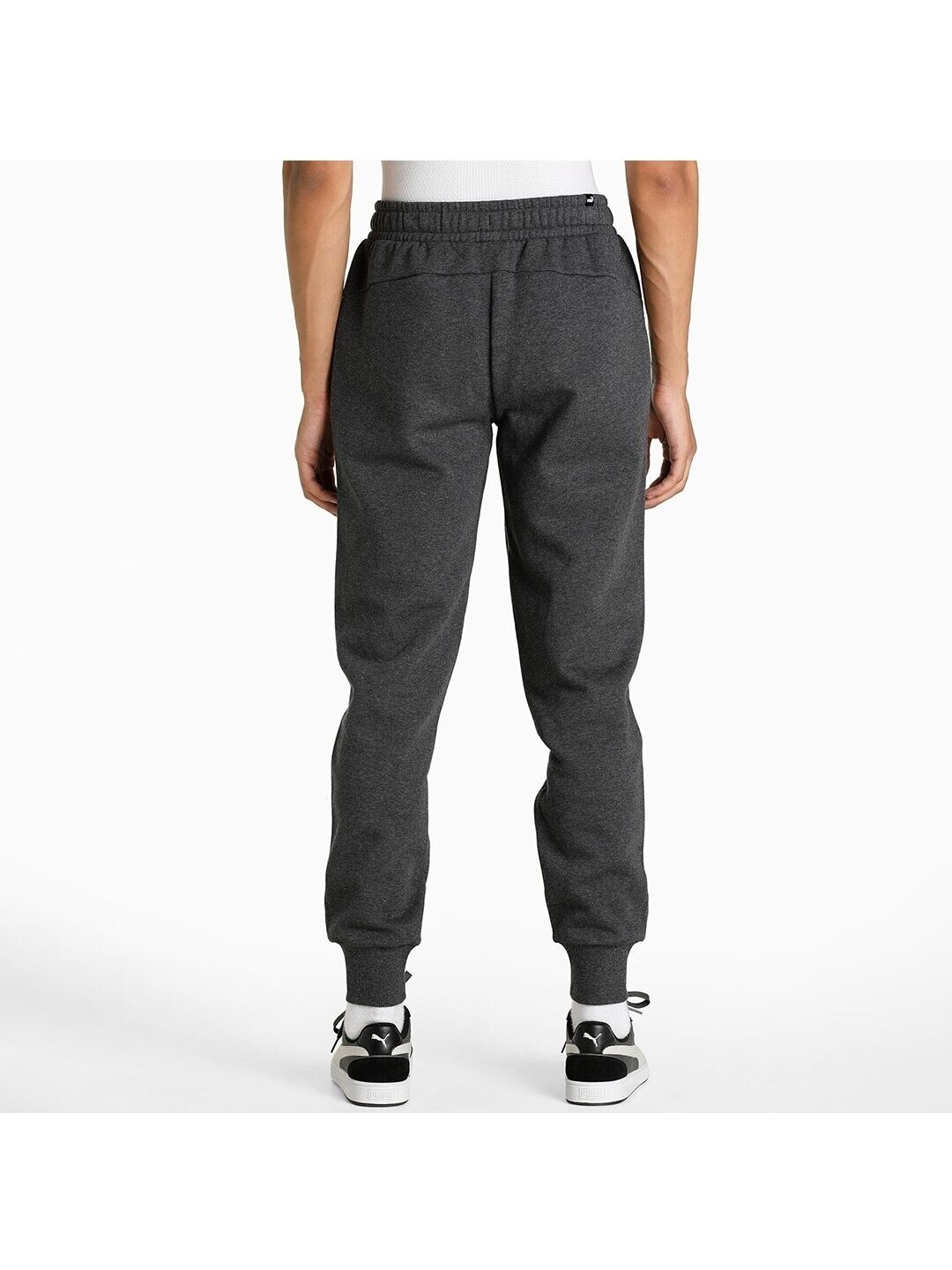 Puma ESS Logo Pants FL vyriškos kelnės, tamsiai pilkos 586714 07 4 Puma ESS Logo Pants FL vyriškos kelnės, tamsiai pilkos 586714 07 4
