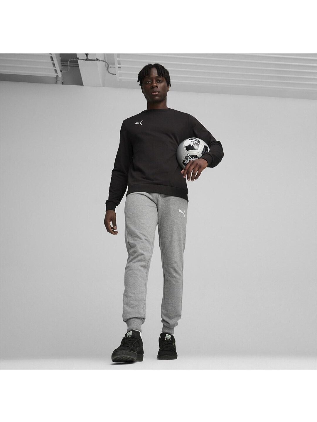 Puma Team Goal Casuals Crew Neck Sweat vyriškas džemperis juodas 658592 03 3 Puma Team Goal Casuals Crew Neck Sweat vyriškas džemperis juodas 658592 03 3