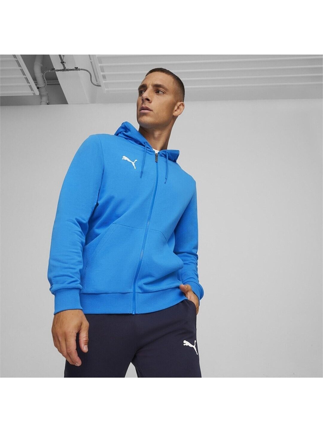 Puma Team Goal Casuals vyriškas džemperis su gobtuvu mėlynas 658595 02 2 Puma Team Goal Casuals vyriškas džemperis su gobtuvu mėlynas 658595 02 2