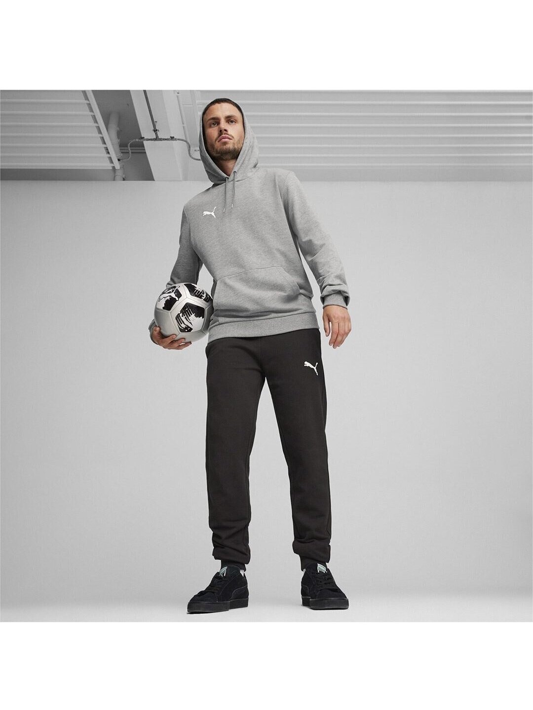 Puma Team Goal Casuals vyriškos kelnės juodos 658598 03 3