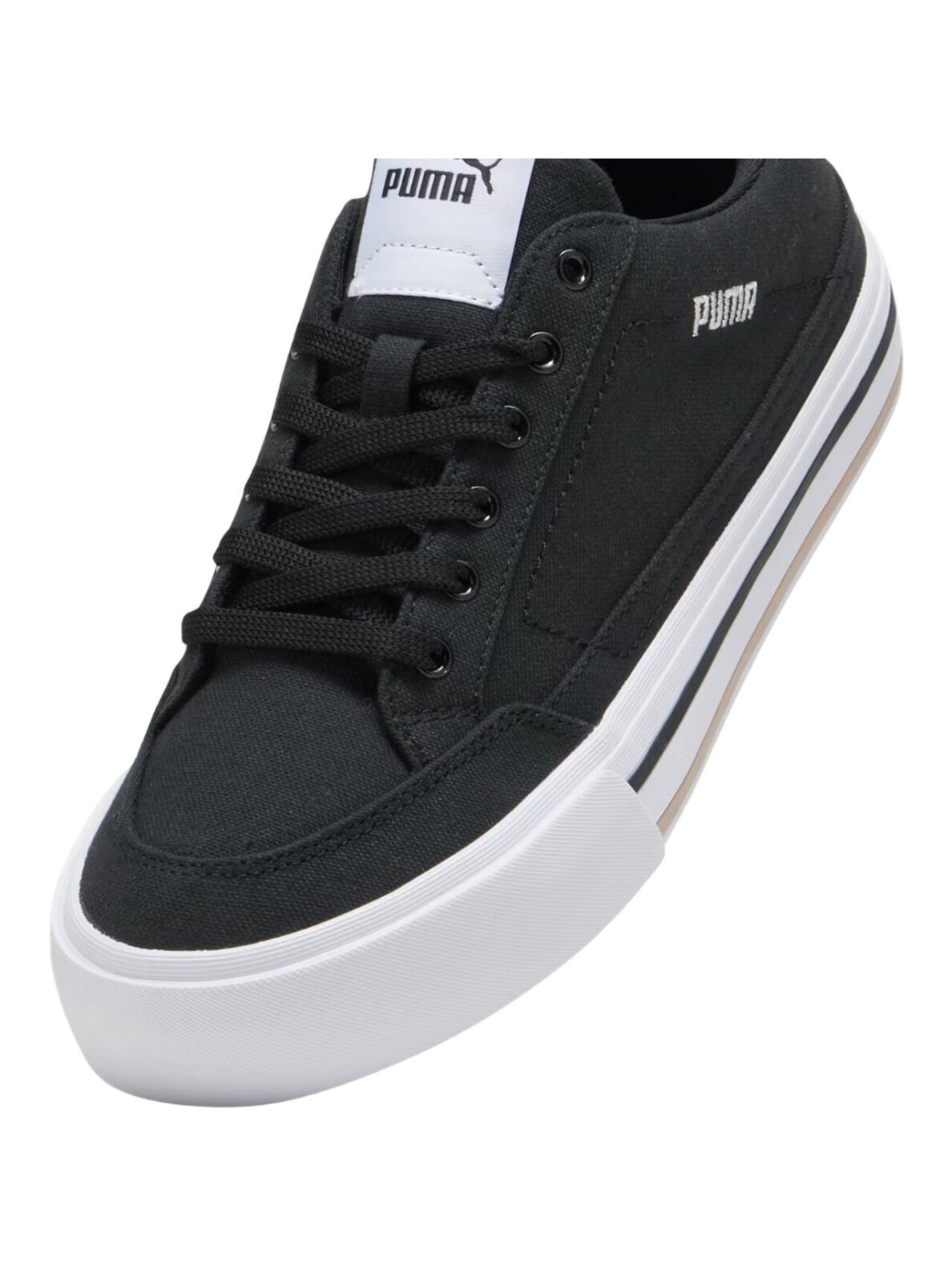 Puma Court Classic vaikiški batai, juodi 395020 03 5 Puma Court Classic vaikiški batai, juodi 395020 03 5
