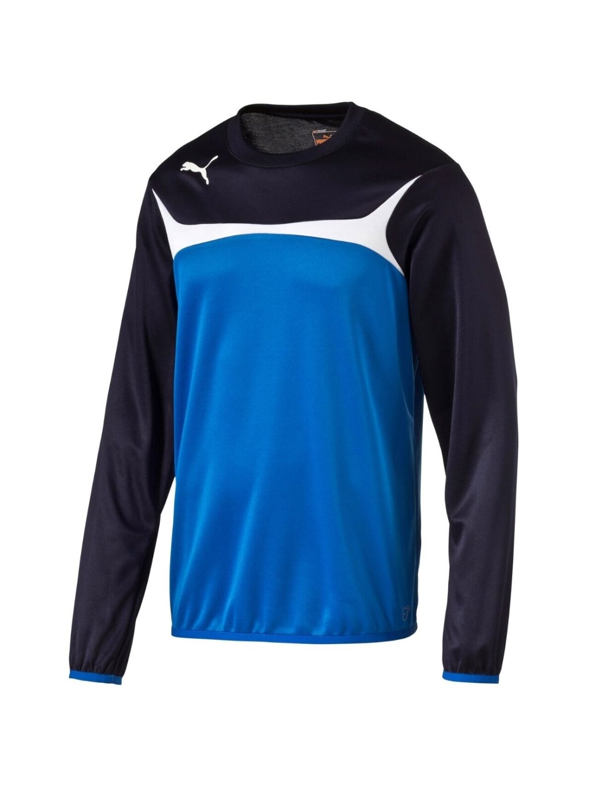 Puma Esito 3 Trainig Sweat vyriškas džemperis mėlynai juodas 653967 02 Puma Esito 3 Trainig Sweat vyriškas džemperis mėlynai juodas 653967 02