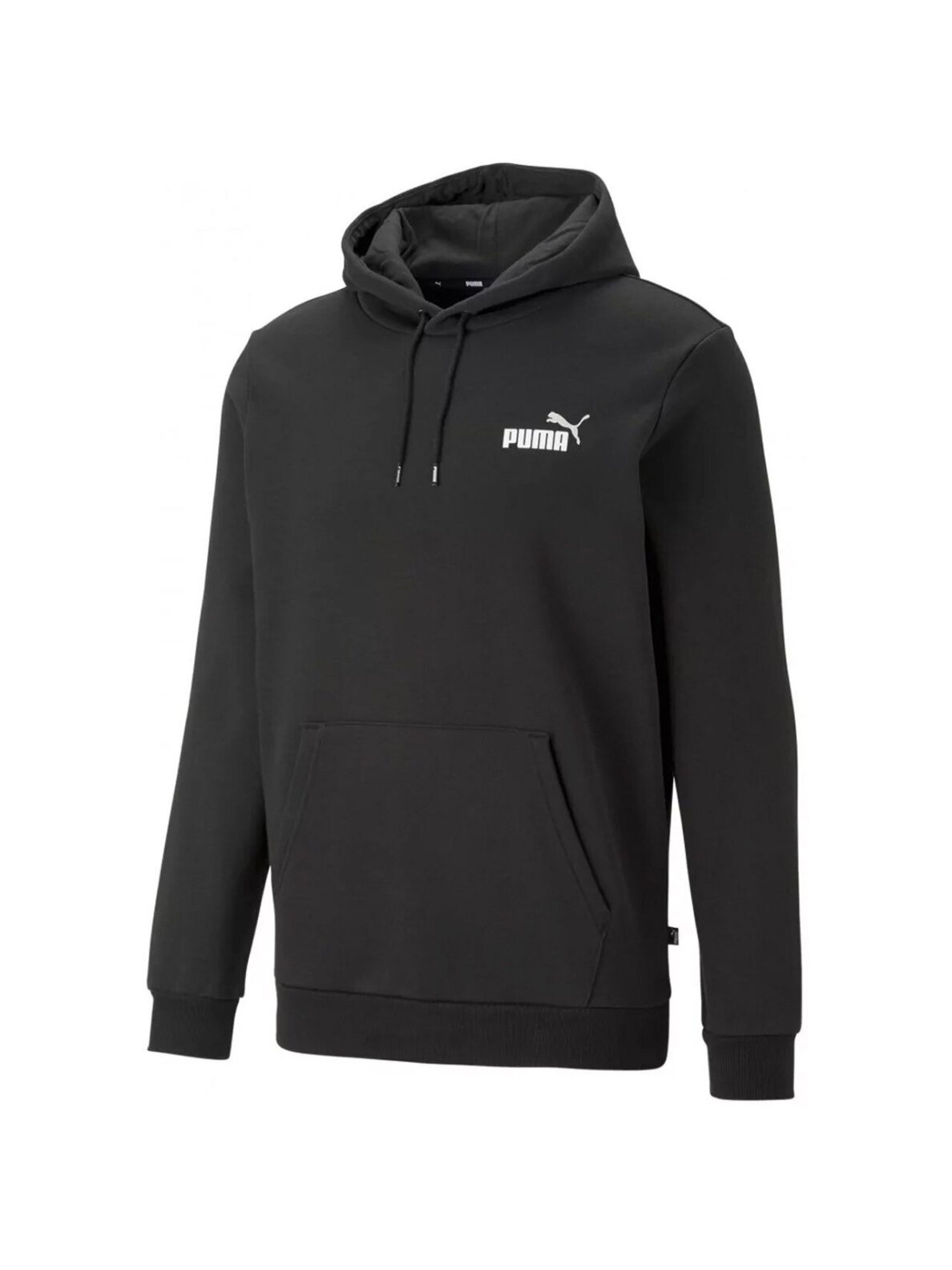 Puma ESS+ 2 Col Small Logo Hoodie FL vyriškas džemperis juodas 674471 61 Puma ESS+ 2 Col Small Logo Hoodie FL vyriškas džemperis juodas 674471 61