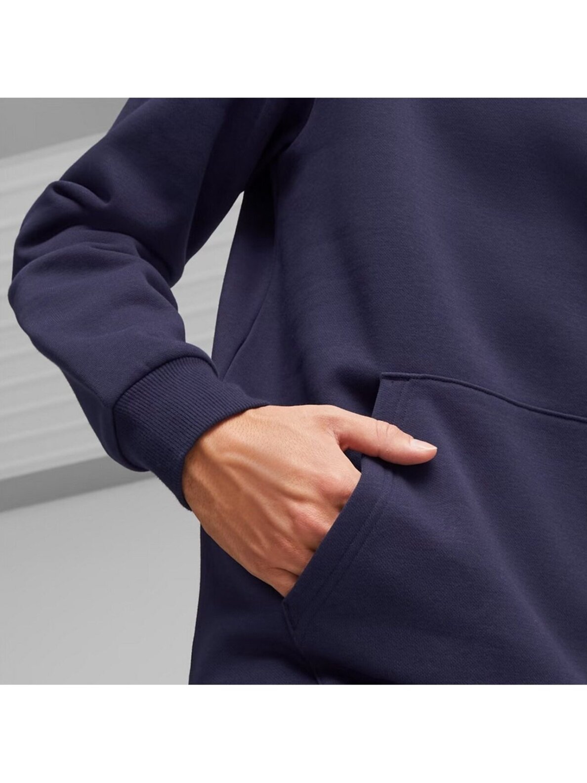 Puma ESS+ 2 Col Small Logo Hoodie FL vyriškas džemperis, tamsiai mėlynas 674471 06 6