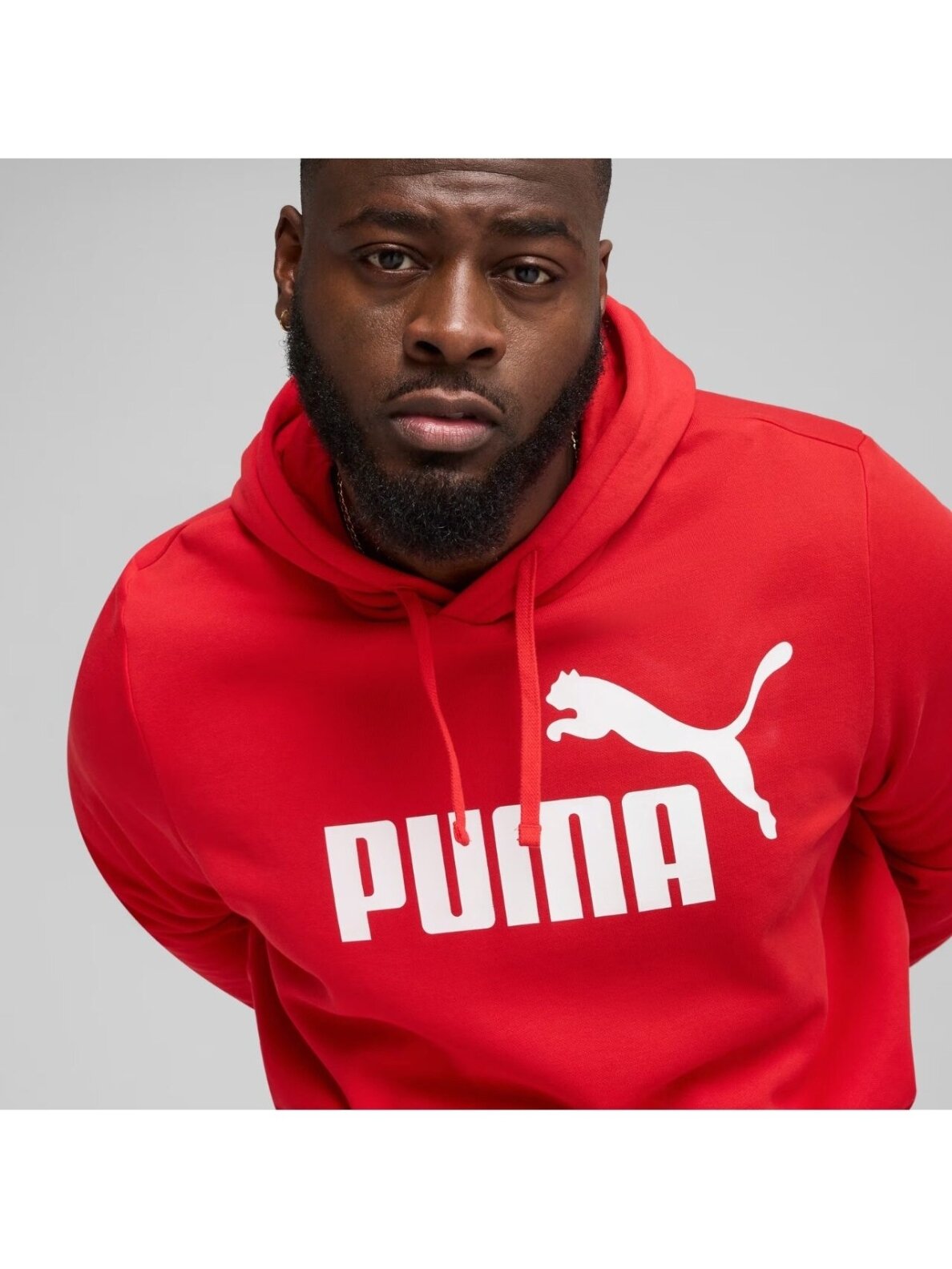 Puma ESS No.1 Logo Hoodie FL vyrams raudona 682570 11 5 Puma ESS No.1 Logo Hoodie FL vyrams raudona 682570 11 5