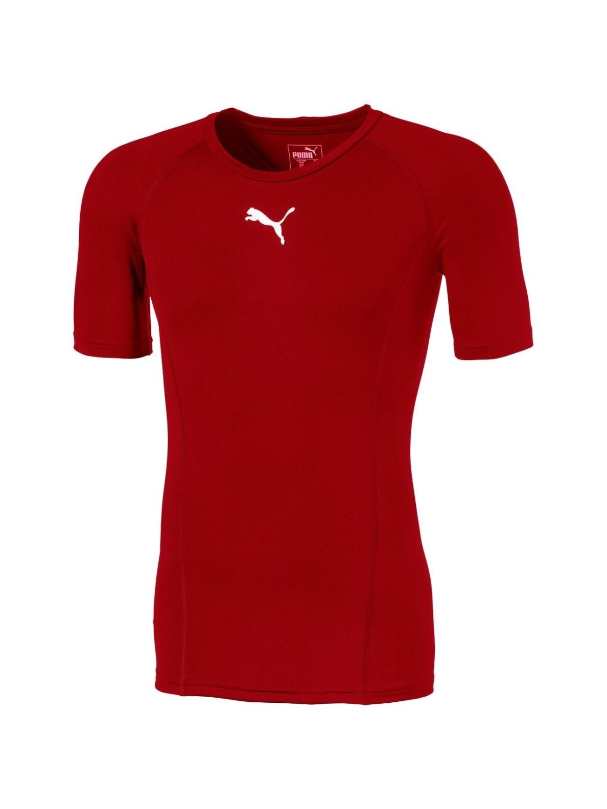 Puma LIGA Baselayer SS vyriški marškinėliai raudoni 655918 01 Puma LIGA Baselayer SS vyriški marškinėliai raudoni 655918 01