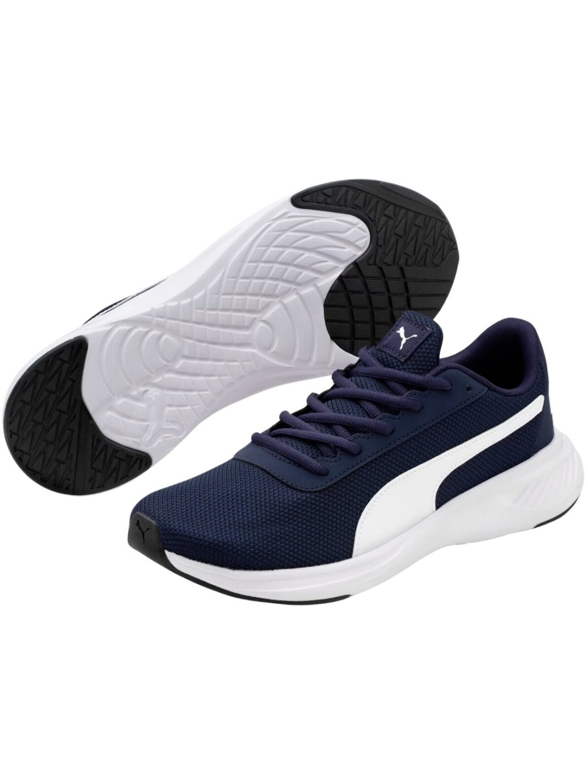 Puma Night Runner V2 vyriški bėgimo bateliai tamsiai mėlyni ir balti 379257 03 4 Puma Night Runner V2 vyriški bėgimo bateliai tamsiai mėlyni ir balti 379257 03 4