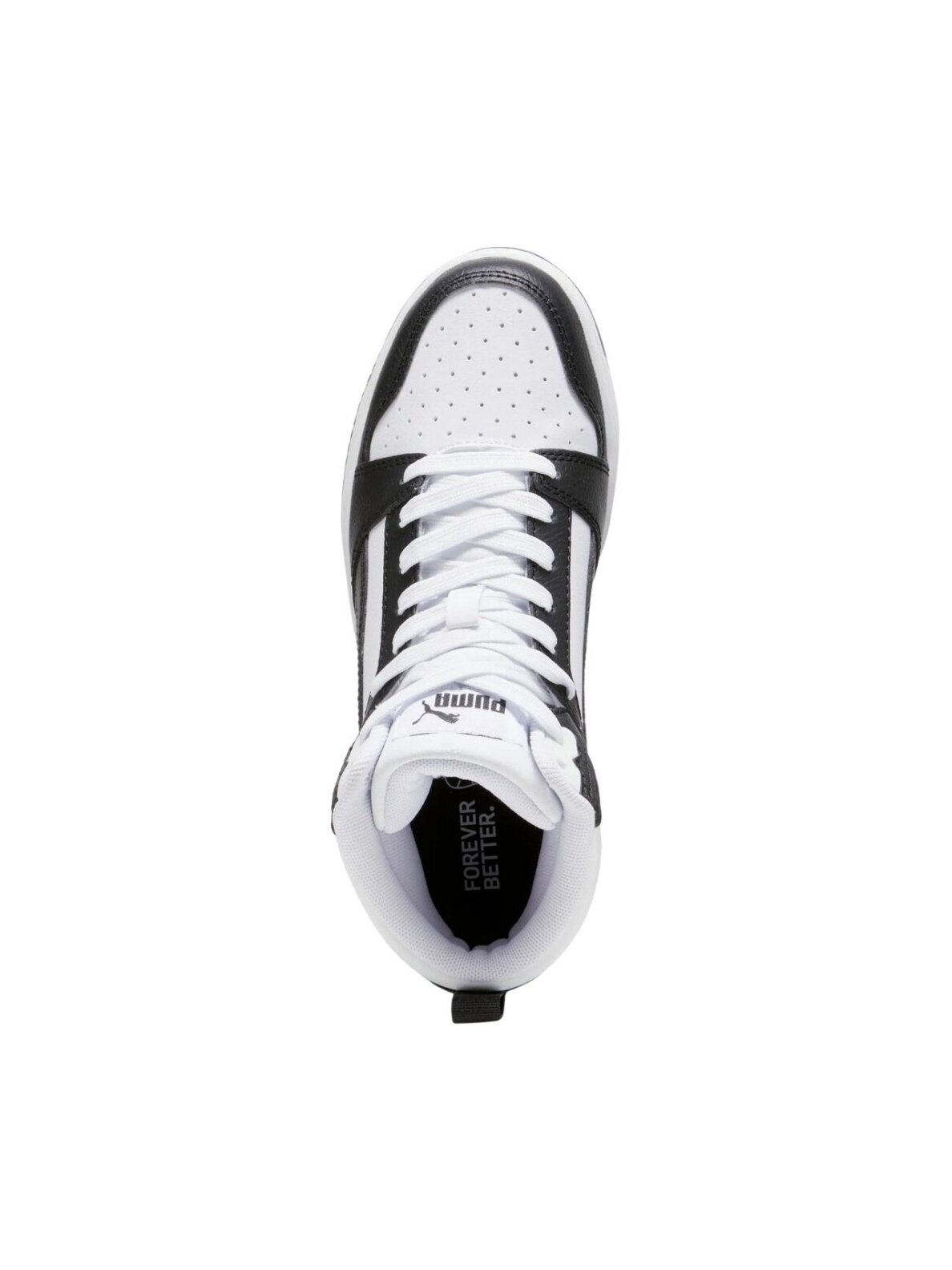 Puma Rebound V6 Mid batai vaikams balti-juodi 393831 01 3 Puma Rebound V6 Mid batai vaikams balti-juodi 393831 01 3