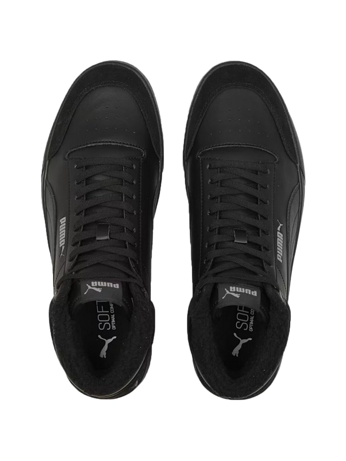 Puma Shuffle Mid Fur vyriški batai juodi 387609 01 1
