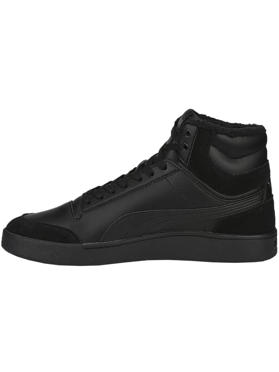 Puma Shuffle Mid Fur vyriški batai juodi 387609 01 2