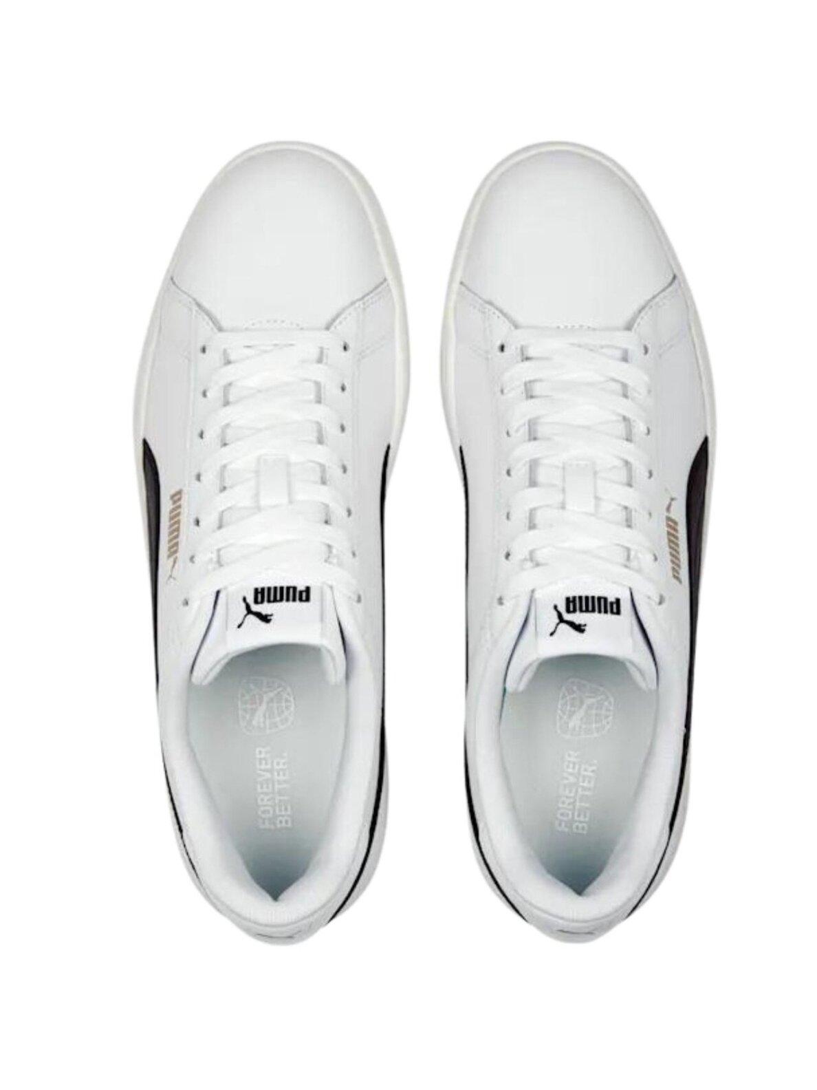 Puma Smash 3.0 L batai balti ir juodi 390987 03 3 Puma Smash 3.0 L batai balti ir juodi 390987 03 3