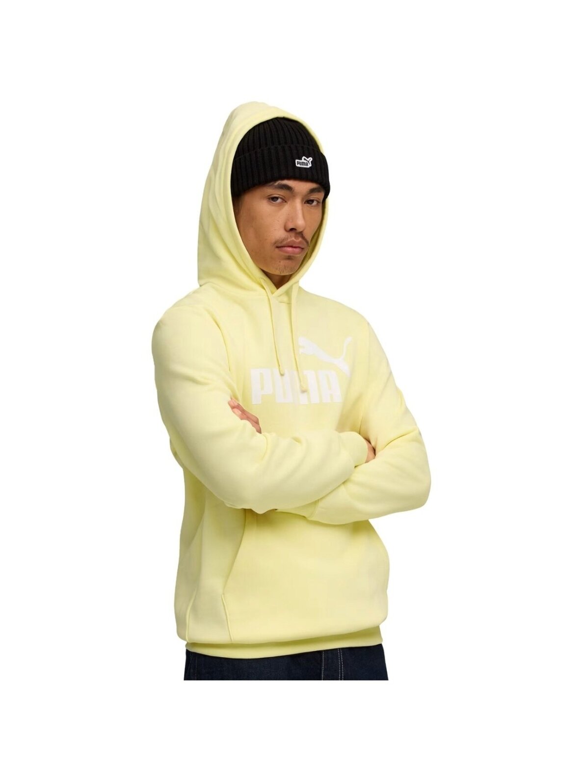 Puma vyriška džemperis ESS No.1 Logo Hoodie FL geltona 682571 35 Puma vyriška džemperis ESS No.1 Logo Hoodie FL geltona 682571 35