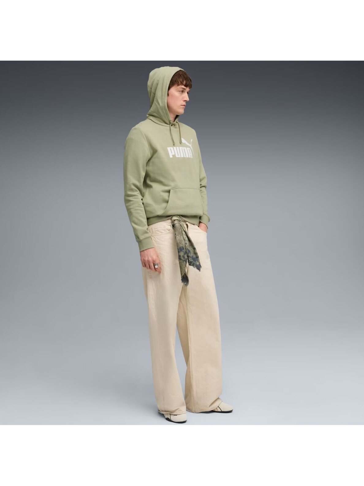 Puma vyriška džemperis ESS No.1 Logo Hoodie FL olivinė 682571 82 4