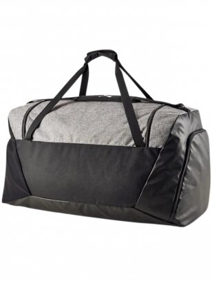 Puma sportinis krepšys teamFINAL Teambag L juoda ir pilka 78940 01