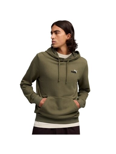 Puma ESS 2 Color Small No.1 Logo Hoodie džemperis vyrams, alyvuogių 684719 81