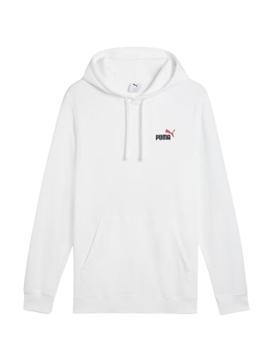 Puma Ess 2 Color Small No.1 Logo Hoodie TR Vyriska Mikina Balta 684719 02