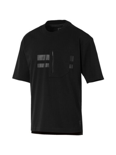 Puma Ferrari Life Tee vyriški marškinėliai juodi 576679 02