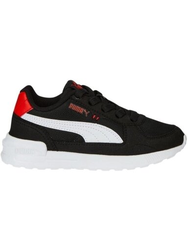 Puma Graviton AC PS vaikiški batai juodos ir raudonos spalvos 381988 11