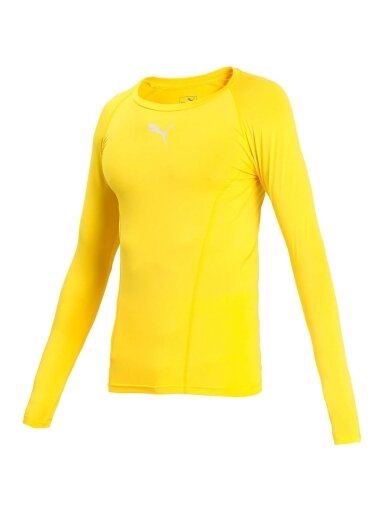 Puma Liga Baselayer Tee LS vyrams geltona 655920 06