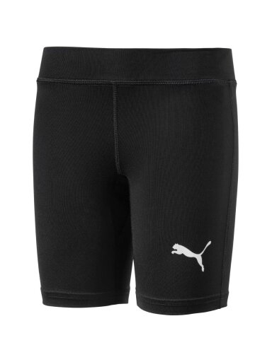 Puma Liga Baselayer Tight vaikiškos glaudžios šortai juodi 655937 03 Puma Liga Baselayer Tight vaikiškos glaudžios šortai juodi 655937 03