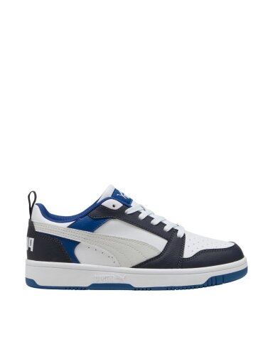 Puma Rebound V6 Lo Mid batai vaikams balti-mėlyni 393833 28