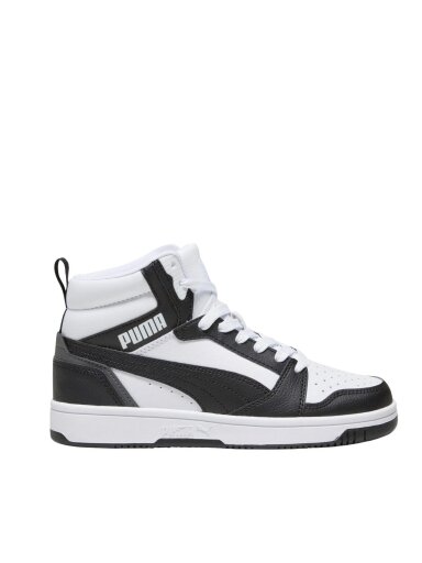 Puma Rebound V6 Mid batai vaikams balti-juodi 393831 01