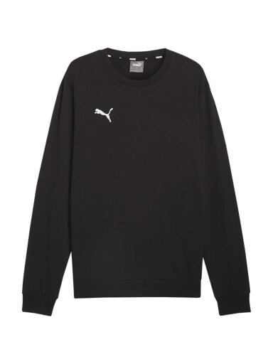 Puma Team Goal Casuals Crew Neck Sweat vyriškas džemperis juodas 658592 03