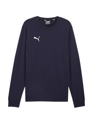 Puma Team Goal Casuals Crew Neck Sweat vyriškas džemperis tamsiai mėlynas 658592 06