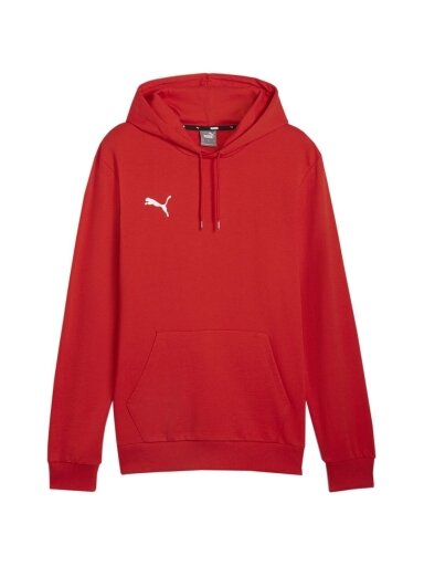 Puma Team Goal Casuals Hoody vyriškas džemperis raudonas 658618 01