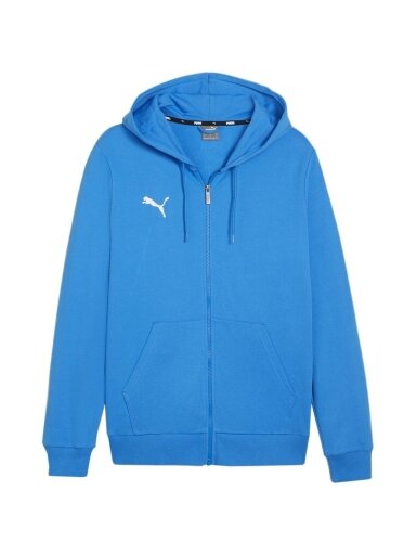 Puma Team Goal Casuals vyriškas džemperis su gobtuvu mėlynas 658595 02