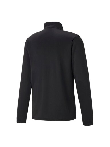 Puma teamRISE 1 4 „Zip Top“ vyriški džemperiai juodi 657394 03