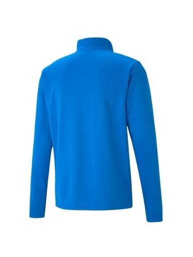 Puma teamRISE 1 4 Zip Top vyriški džemperiai mėlyni 657394 02