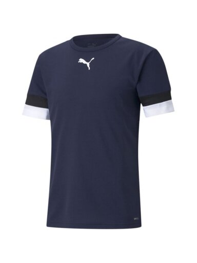 Puma teamRISE Jersey Peacoat vyriški marškinėliai tamsiai mėlyni 704932 06