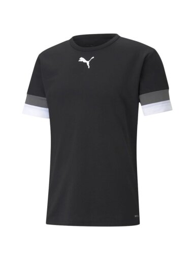 Puma teamRISE Jersey vyriški marškinėliai juodi 704932 03