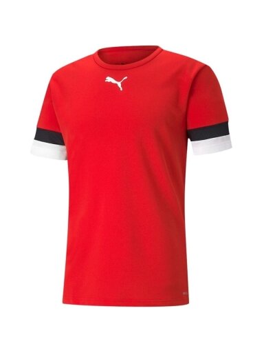Puma teamRISE Jersey vyriški marškinėliai raudoni 704932 01