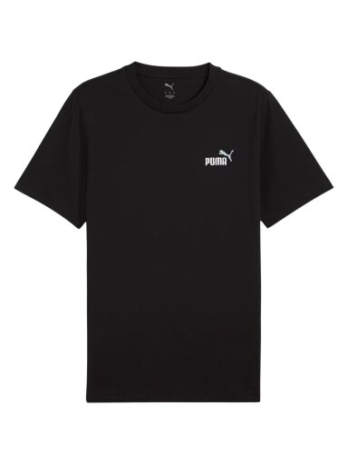 Puma vyriški marškinėliai Ess 2 Color Small No. 1 Logo Tee juodi 684717 01