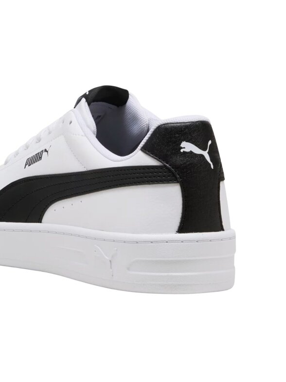 Puma Court Classic Clean vyriški sportiniai bateliai balti 402223 01 2