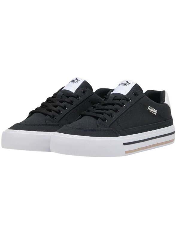 Puma Court Classic vaikiški batai, juodi 395020 03 4 Puma Court Classic vaikiški batai, juodi 395020 03 4