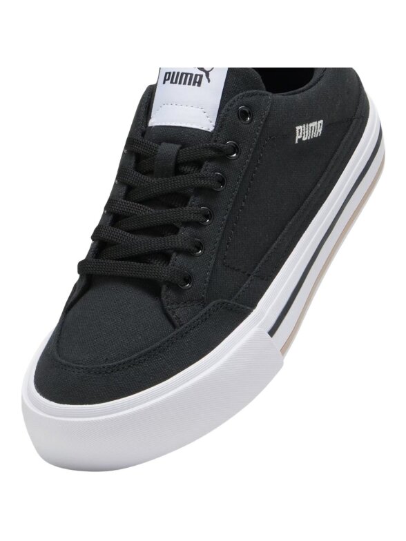Puma Court Classic vaikiški batai, juodi 395020 03 5 Puma Court Classic vaikiški batai, juodi 395020 03 5