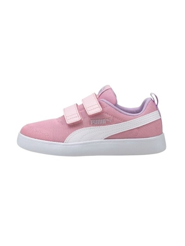 Puma Courtflex v2 tinkliniai vaikiški batai, rožiniai 371758 08 4 Puma Courtflex v2 tinkliniai vaikiški batai, rožiniai 371758 08 4