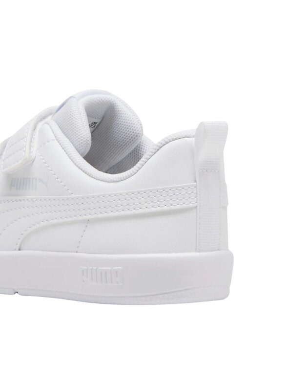 Puma Courtflex V3 V PS balti batai vaikams 397642 02 4