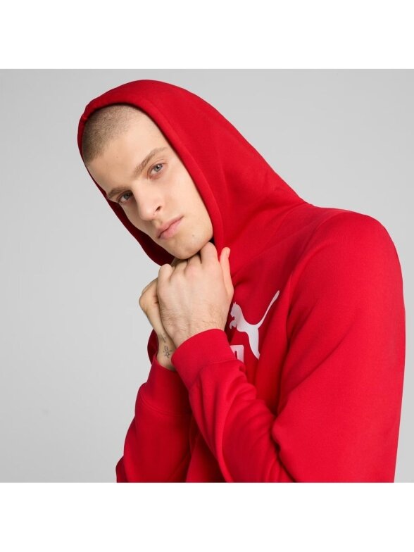 Puma ESS No.1 Logo Hoodie FL vyrams raudona 682570 11 6 Puma ESS No.1 Logo Hoodie FL vyrams raudona 682570 11 6