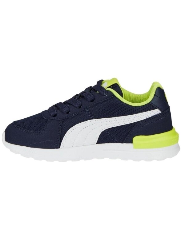 Puma Graviton AC PS vaikiški batai tamsiai mėlyni ir žali 381988 14 2