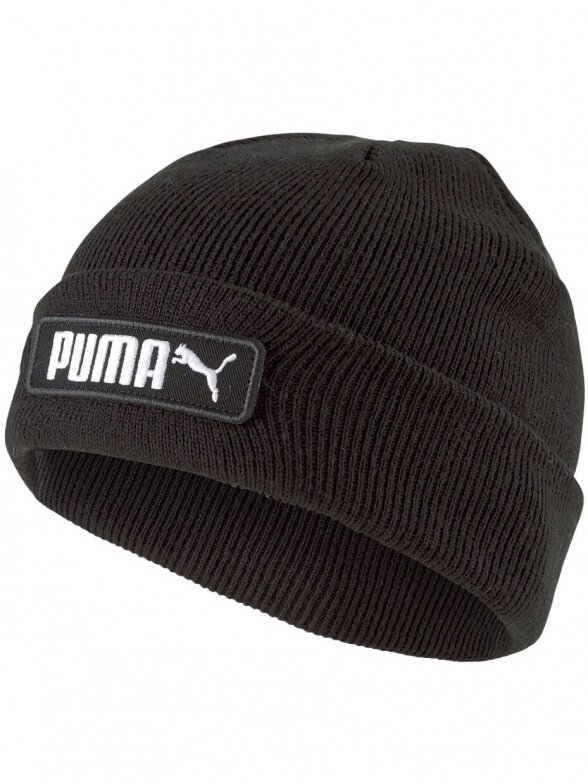 Puma kepurė Classic Cuff Beanie juoda 23462 01