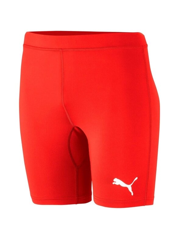 Puma Liga Baselayer Short Tight Tight vyriški šortai raudoni 655924 01 Puma Liga Baselayer Short Tight Tight vyriški šortai raudoni 655924 01