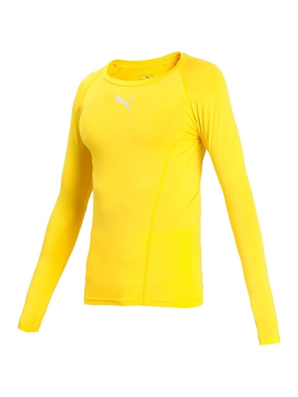 Puma Liga Baselayer Tee LS vyrams geltona 655920 06 1 Puma Liga Baselayer Tee LS vyrams geltona 655920 06 1